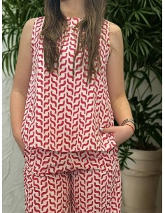 Top estampado