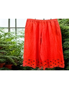 Pantalón de lino midi