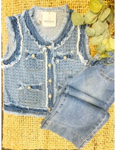 Chaleco denim
