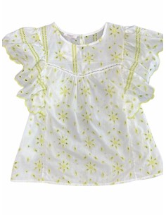 Camisa blanca bordada