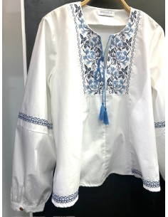Blusa boho chic bordada